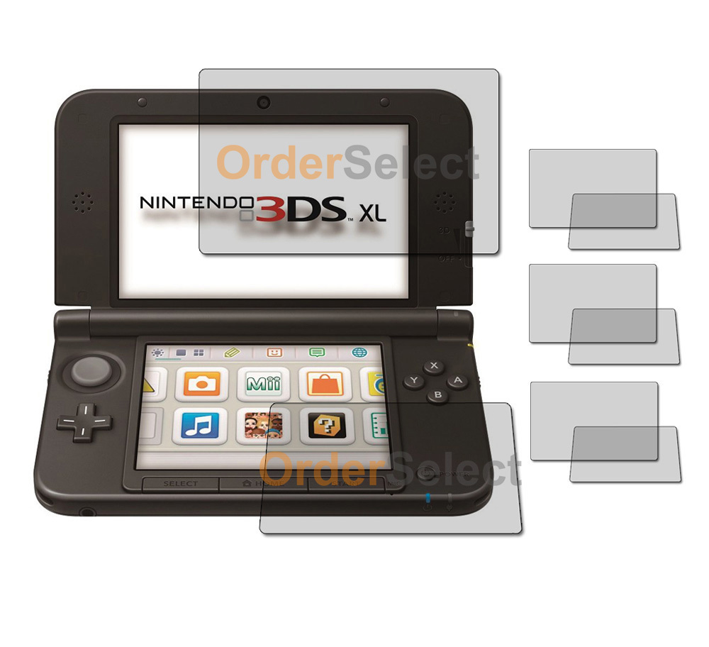 3X NEW Ultra Clear HD LCD Screen Protector for Nintendo 3DS XL N3DS XL 800+SOLD