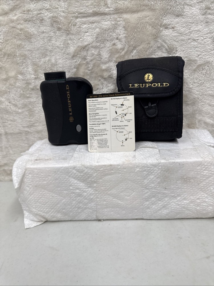Leupold RX-600 Laser Rangefinder With Case Tested