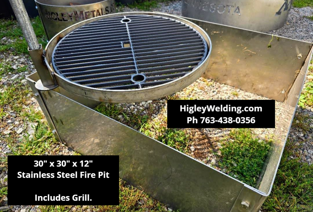 Fire Pit Liner Campfire Ring 40 Diameter x 16" Deep