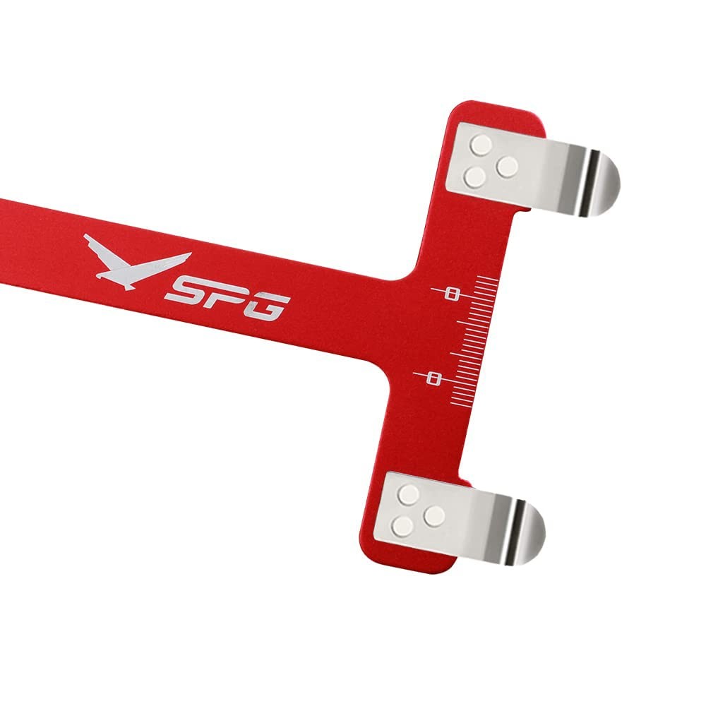 SOPOGER Archery Bow Square Nocking Points Pliers String Knock Kit T Red