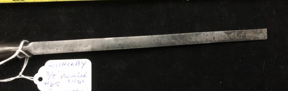WITHERBY 3/8" X 15 1/4" SOCKET FRAMING CHISEL w/ BEVEL EDGE