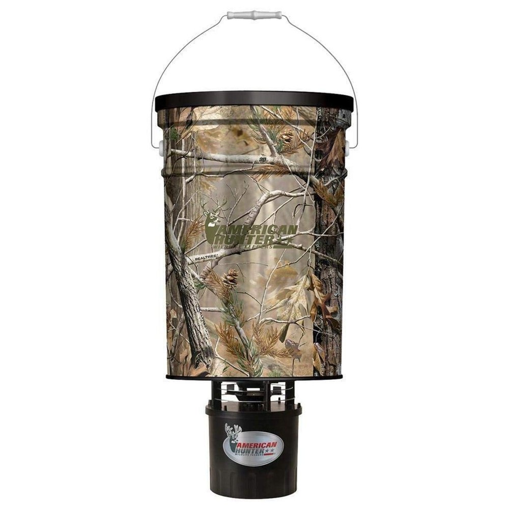 American Hunter 50 Lb Hanging Wildlife Feeder With Automatic Delivery System