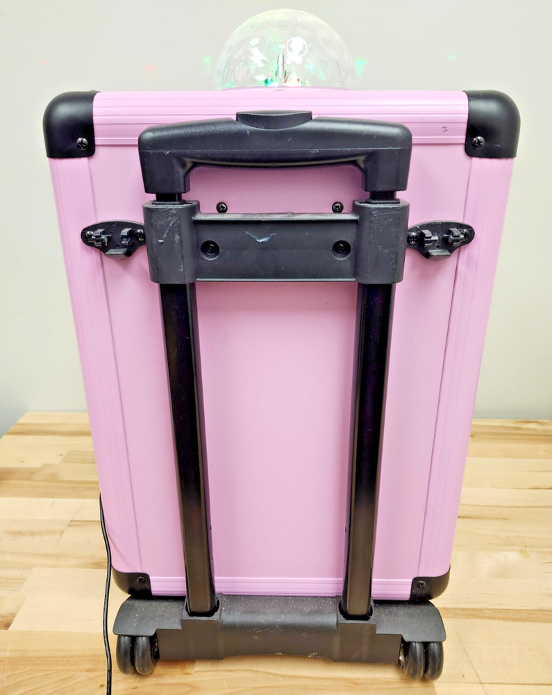 Portable Karaoke Microphone Machine Speaker Disco Ball Bluetooth Singing System