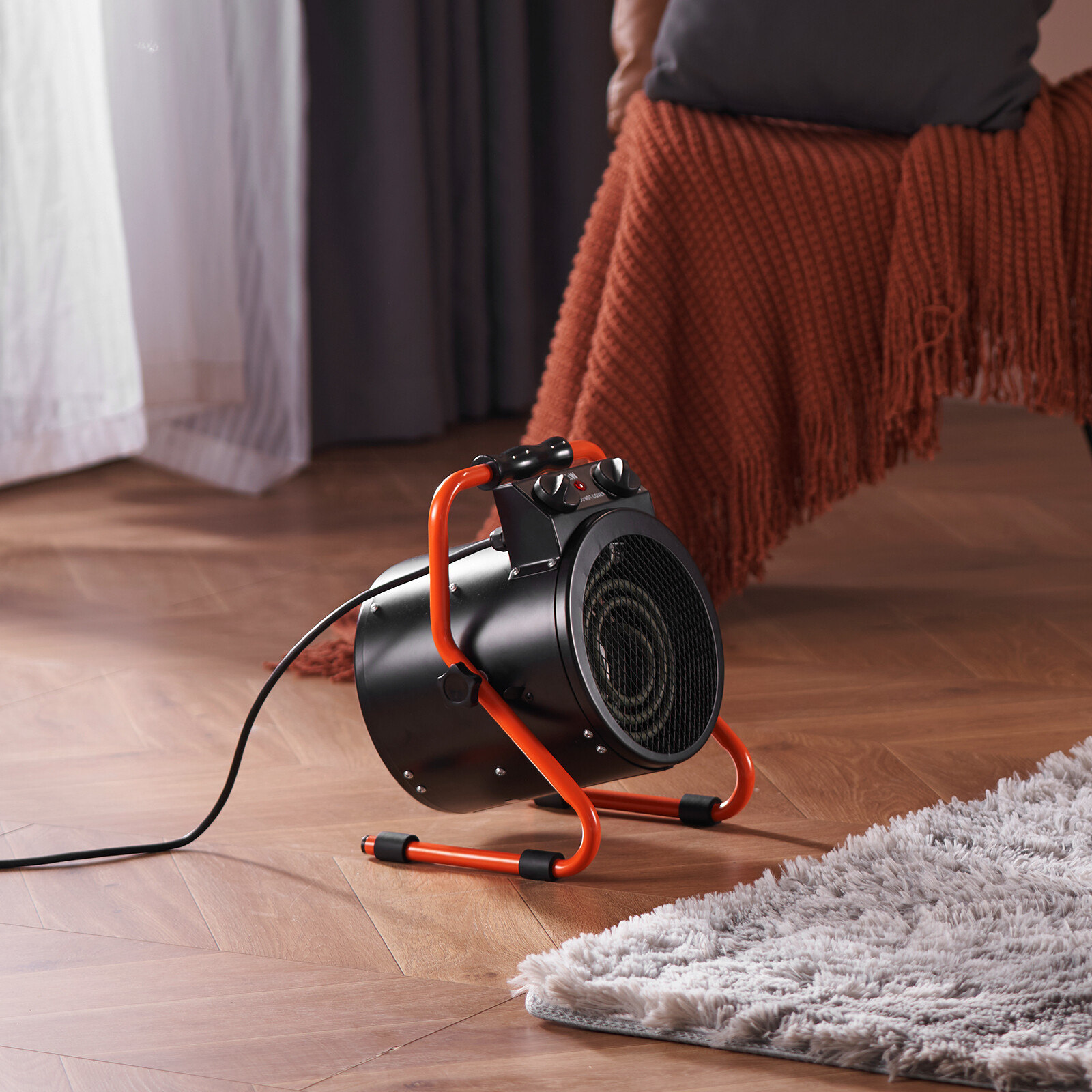 VEVOR Greenhouse Heater 1500W Fast Heating with Overheat Protection Waterproof