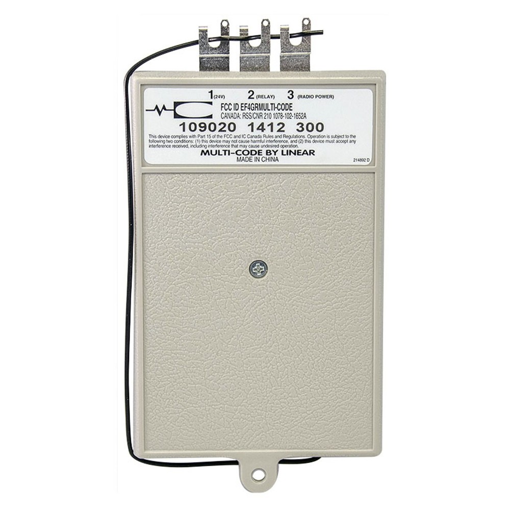 MultiCode 109020 300MHz Multi-Code 1-Channel Gate or Garage Receiver