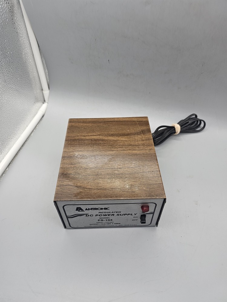 ANTRONIC PS 104 DC Power Supply Untested Vintage Model Train