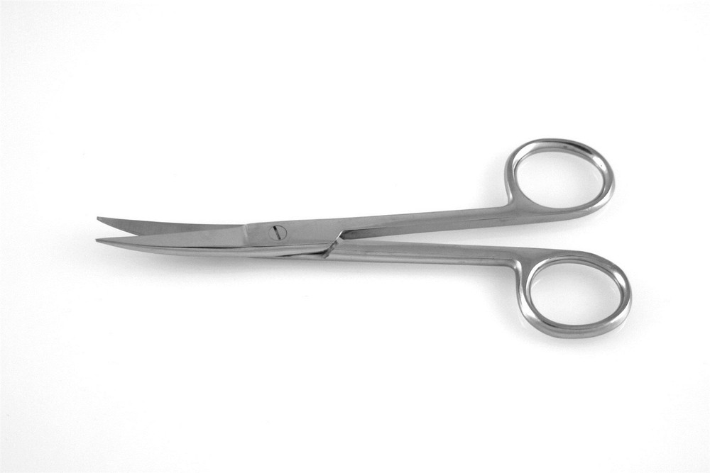 12 Operating Scissors 5.5" Curved Blades Sharp Sharp Points Surgical Instruments