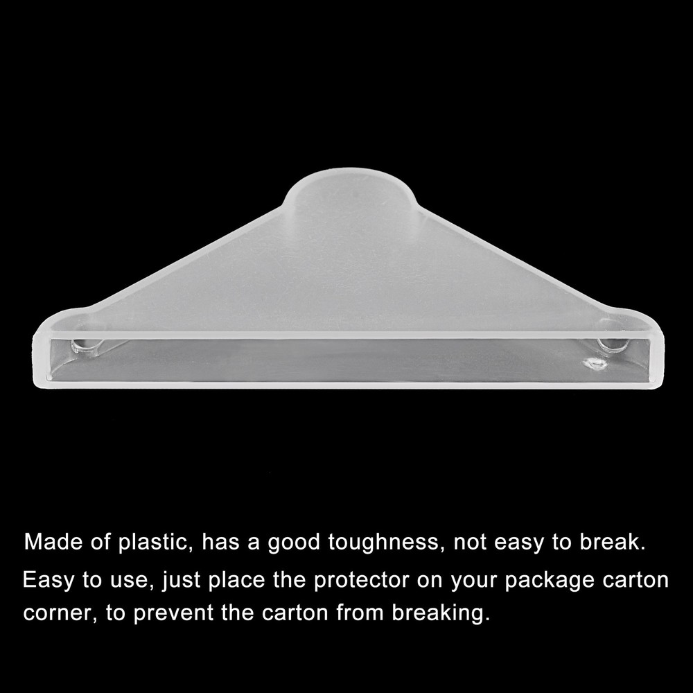 50Pcs 37x4mm PP Corner Protector METAL SHEET Triangle