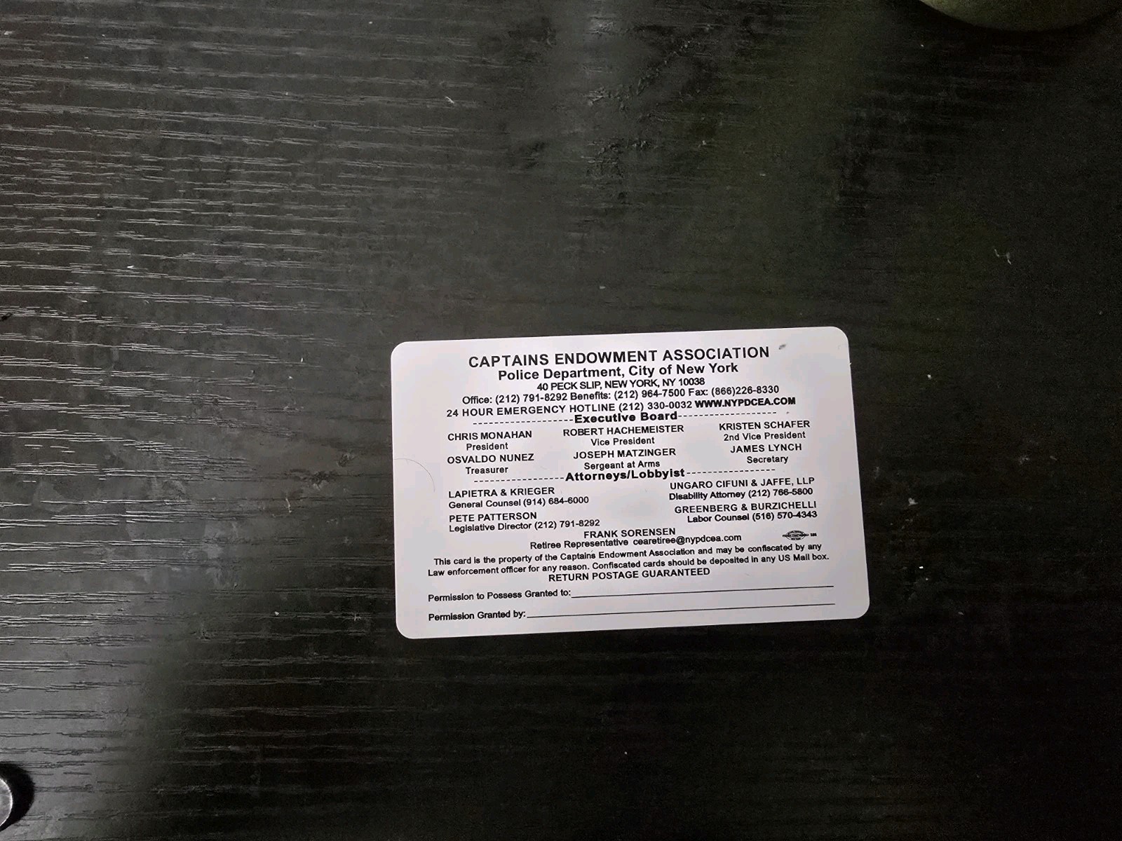 Captain Card 2026 Not PBA Or DEA. Genuine Not Signed