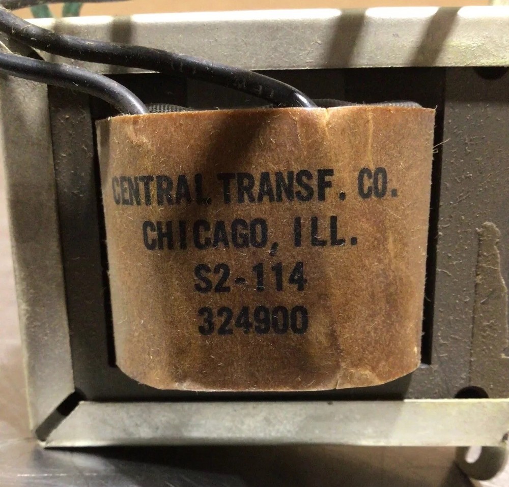 CENTRAL TRANSFORMER S2-114 324900 NOS SURPLUS