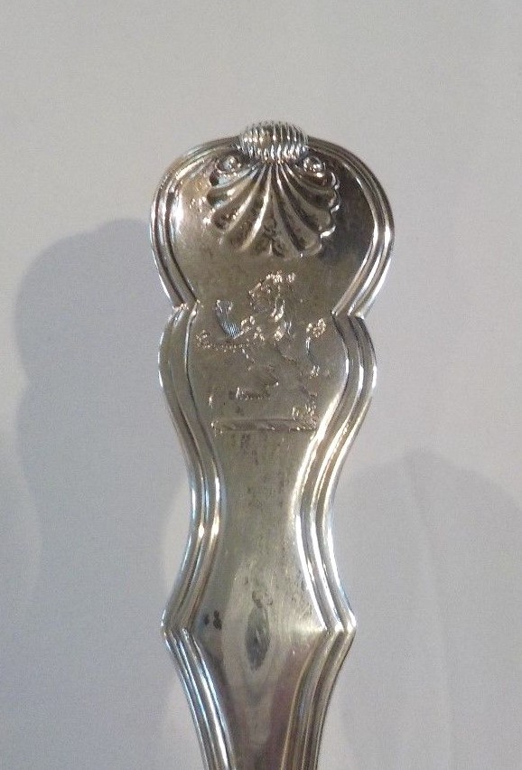 George III Solid Sterling Silver Pierced Fish Slice / Server, c. 1808