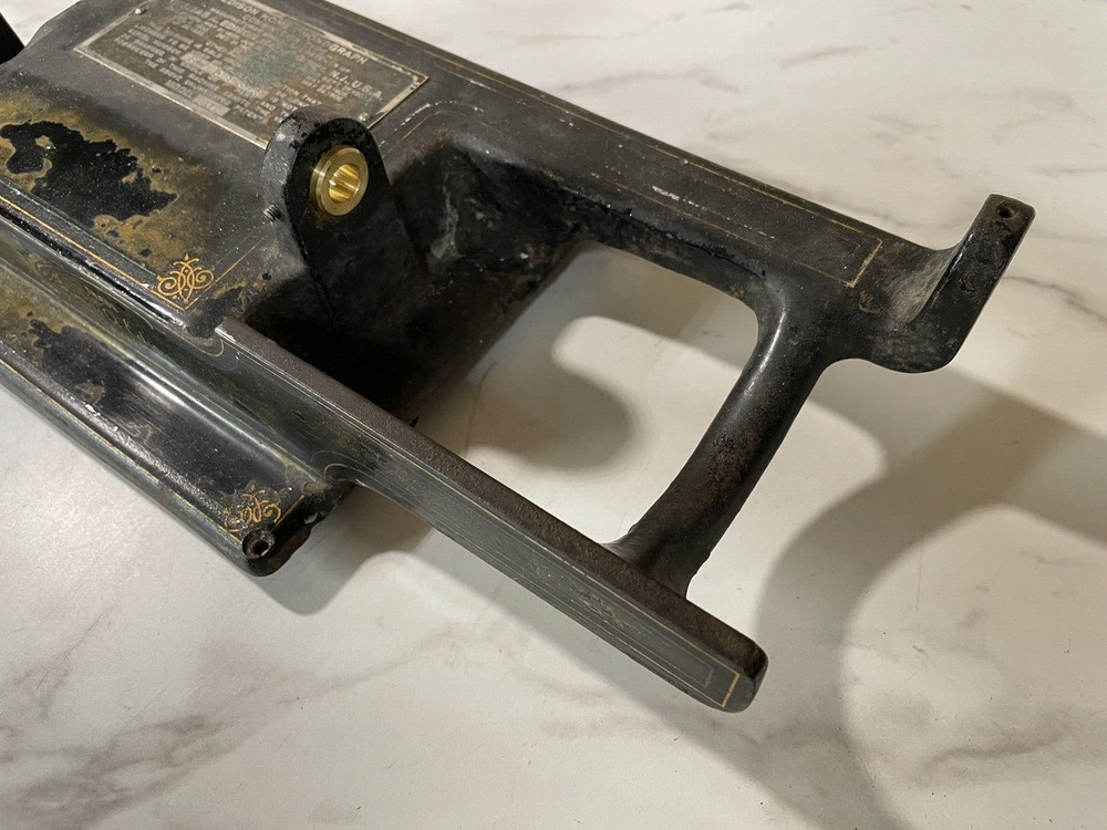 Edison Home Model D Bedplate With New Bearing Installed.
