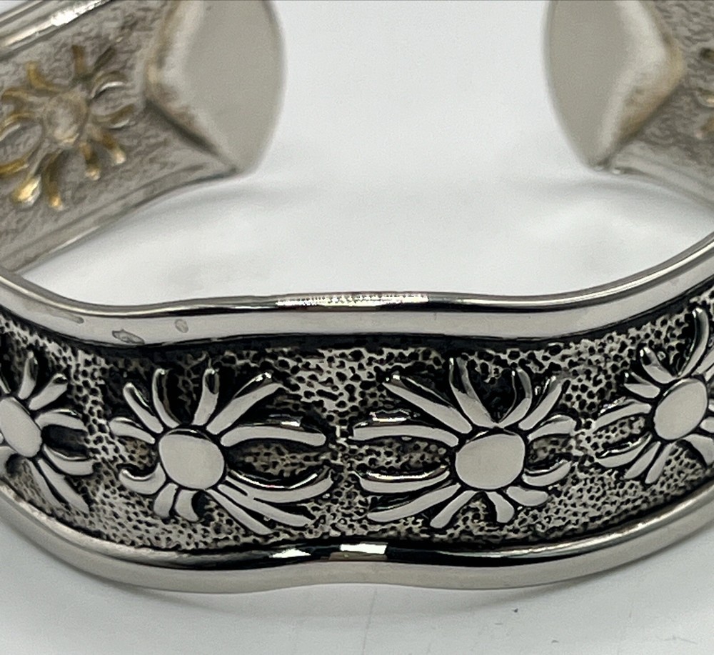 Floral Cuff Bracelet