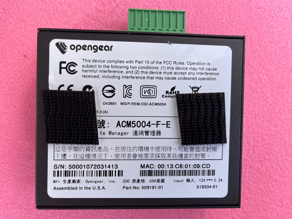 OPENGEAR ACM5004-F-E