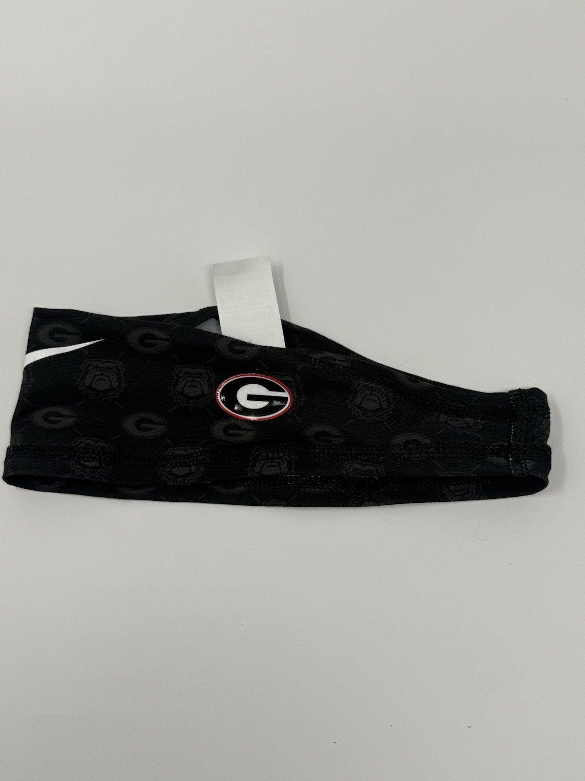 Georgia Bulldogs Football Team Issued Nike Black Wrap Headband One Size Used