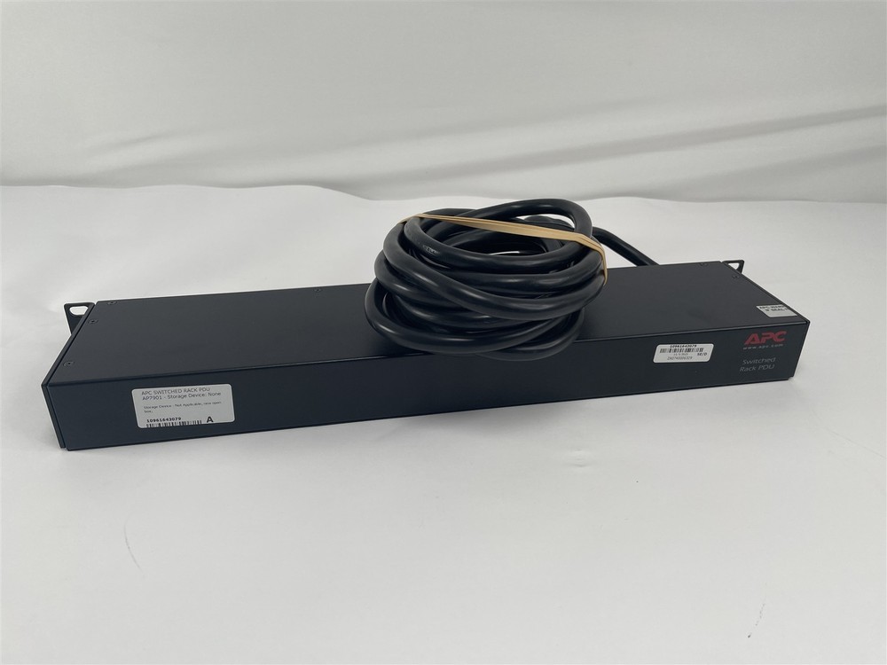 APC AP7901 Switched Rack PDU 16A 120V 8-Outlet Power Distribution Unit