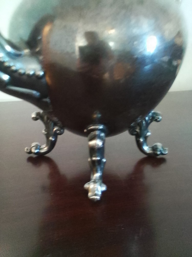 Birmingham Silver Co. BSC Vintage Teapot Silver On Copper