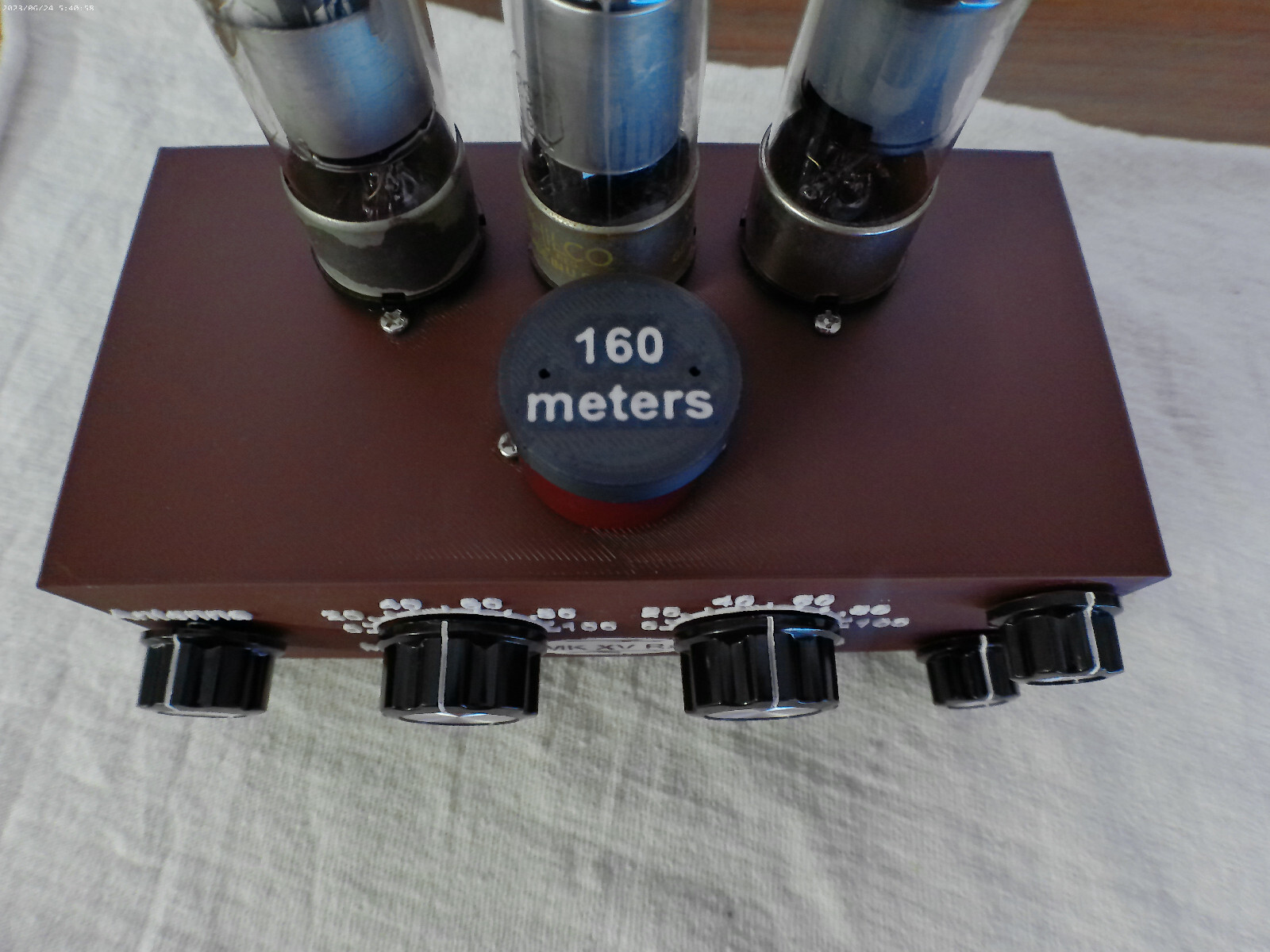SCHEMATIC ONLY British Mark XV Spy Radio 1943 (AM Band to 13.5 MHZ)