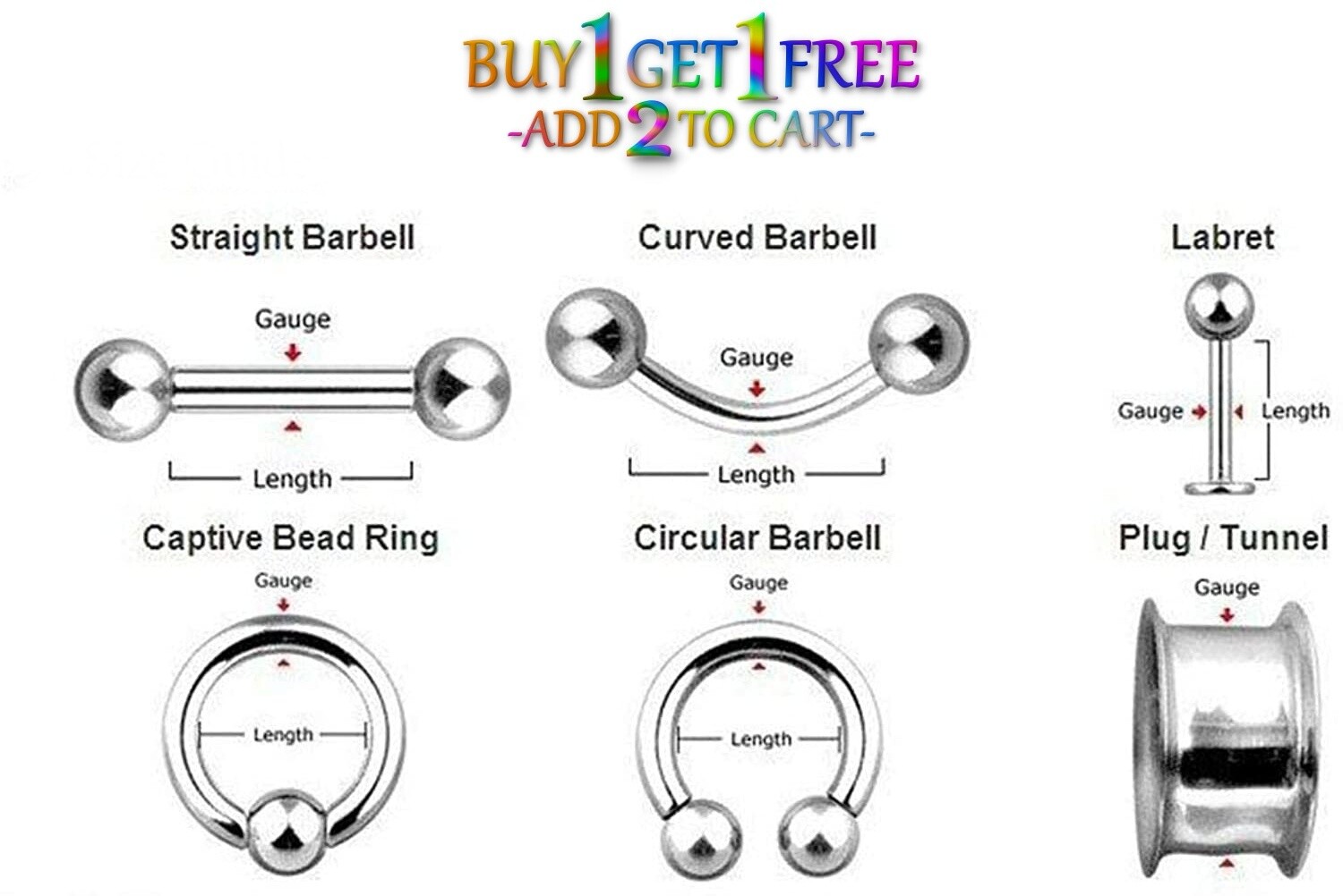 Pair 8g-1" SILICONE EYELET TUNNELS Double Flare Gauges Thin Flesh Ear Plugs 3014