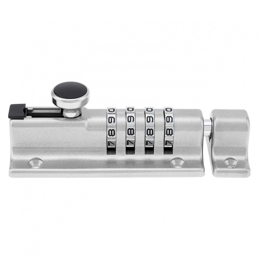 1x Combination Bolt Lock 4 Digit Pin Code Home Door Combination Slide Latch Lock