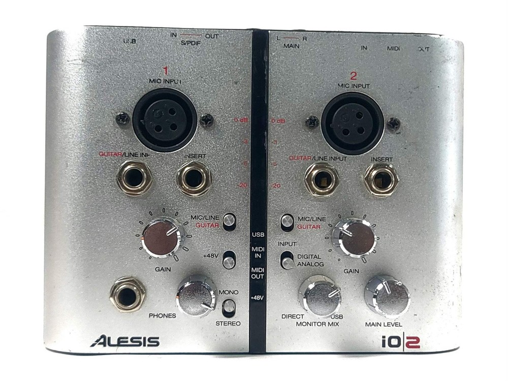 Alesis iO2 USB Audio Interface (C2018-463)