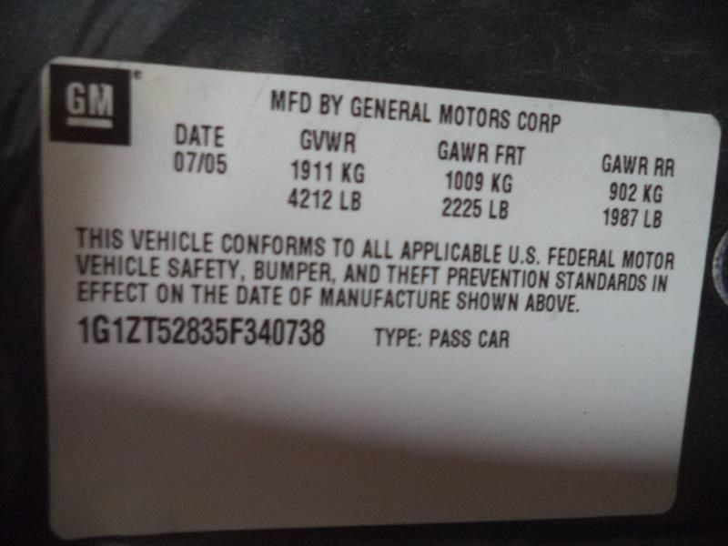 MALIBUNEW 2005 Glove Box 922660