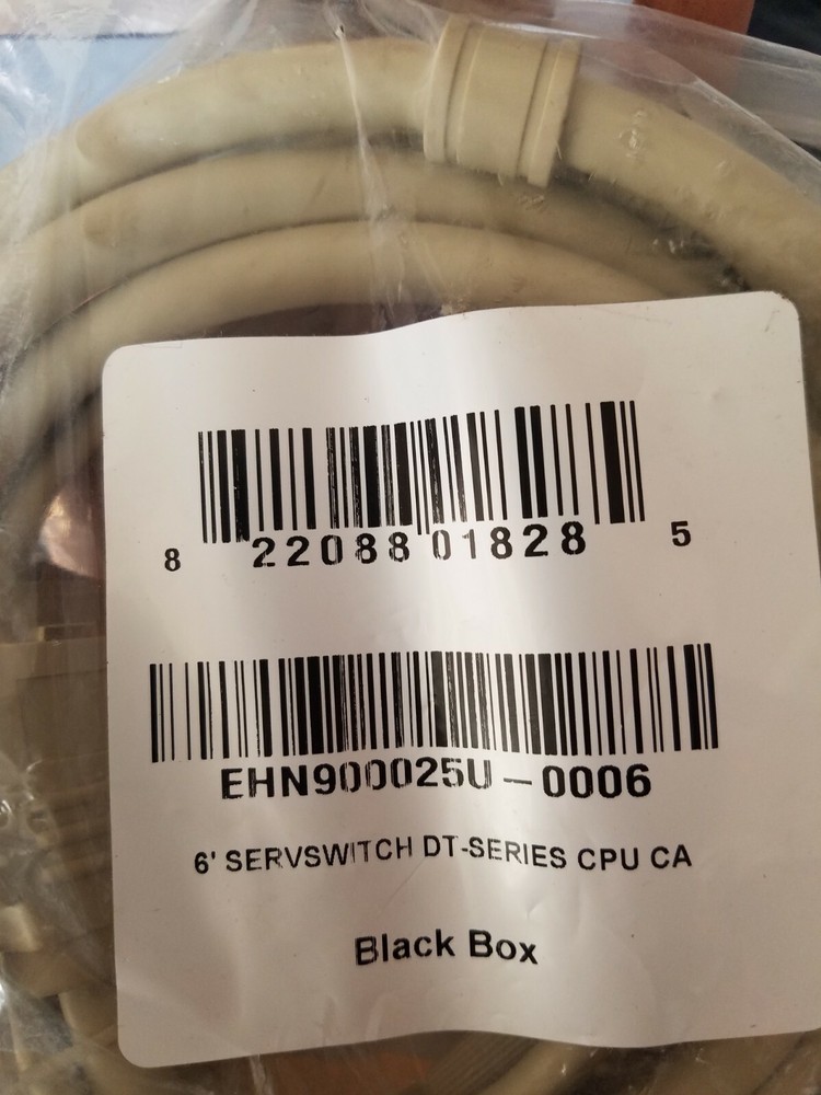 6' SERVSWITCH DT-SERIES CPU CA BLACK BOX CPU CABLE KVM