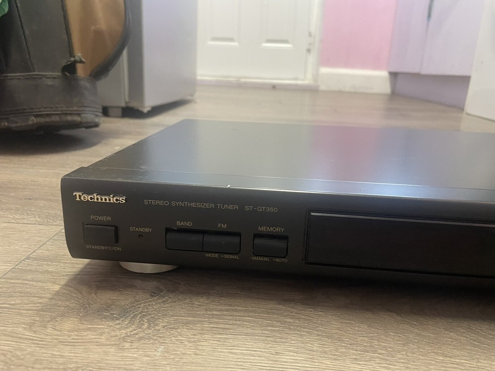 Technics ST-GT350 stereo synthesizer tuner Working