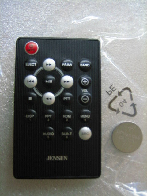 Jensen Remote VX3016BT, VX7023, VX7024