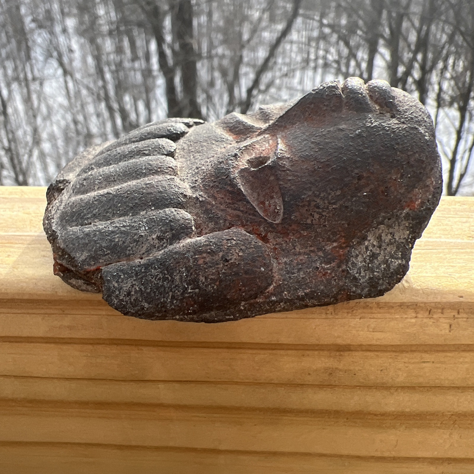 Carved STONE HEAD/EFFIGY May Be Mayan