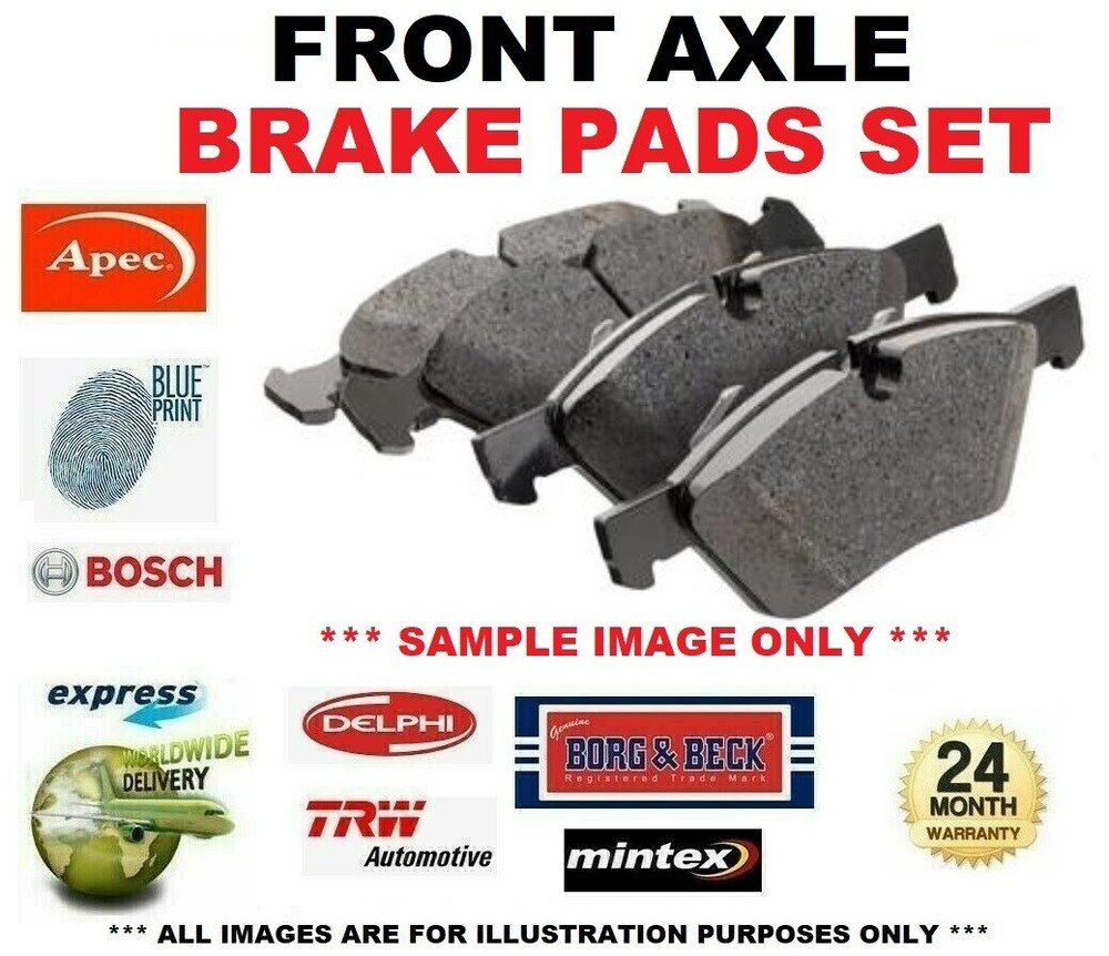 FRONT AXLE BRAKE PADS for LDV MAXUS Platform/Chassis 2.5D 2006-2009