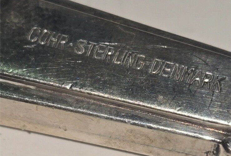 Elite - Cohr Danish Sterling Silver CAKE KNIFE Flatware MCM