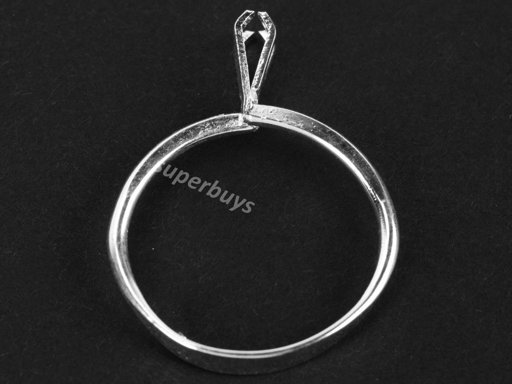 Silver Adjustable Display Ring Gemstone Holder Jewellery Spring Prong Claw Gem