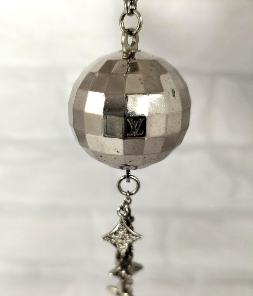 Louis Vuitton Portocle Glitter Keychain