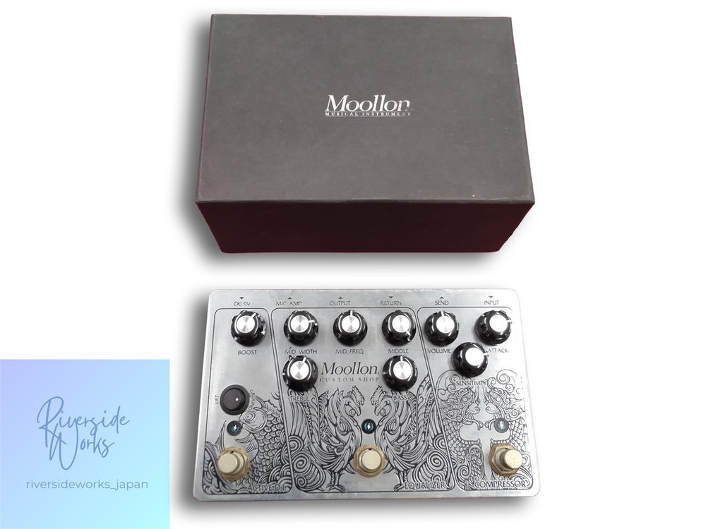 MOOLLON CUSTOM 3PLUS Effect Pedal Custom Design JP