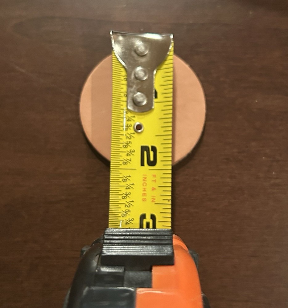 Qty 100 - 2” Leather Rounds