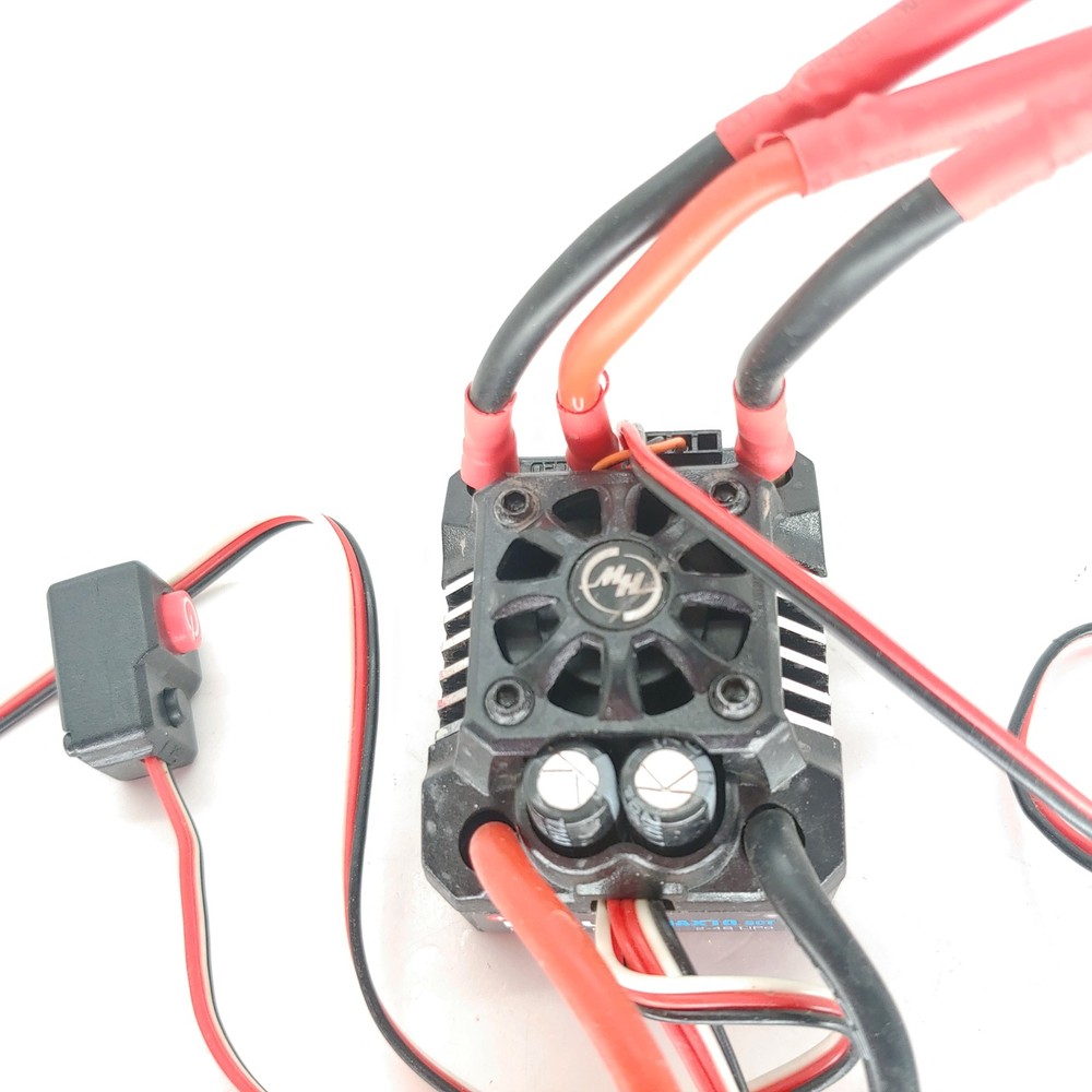 Hobbywing Ezrun MAX10 SCT (2-4S) Brushless ESC used