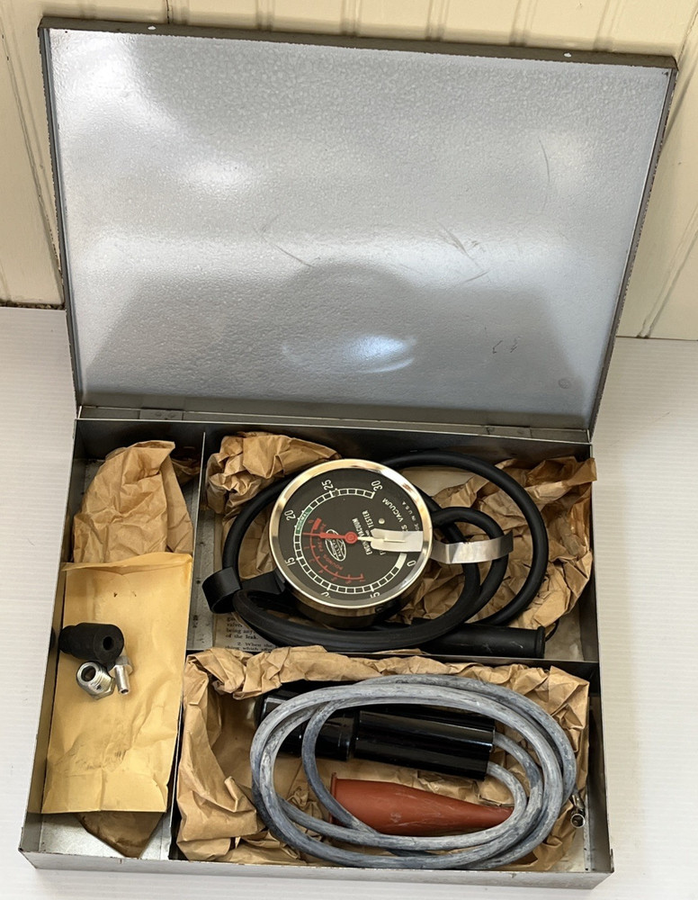 Vintage Allstate Engine Diag Kit Vac Pump, Compressor, Fuel Tester, Timing Light