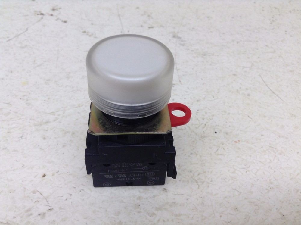 Omron A22-TN White Illuminated Indicator Light Lamp A22TN
