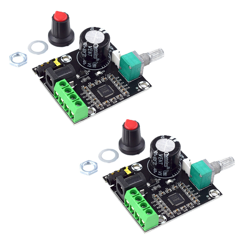 2PCS PAM8610 Amplifier Board Module Digital Amplifier 10W X2 Multiple Protection