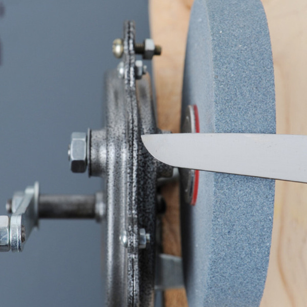6” Hand Grinder Bench Mount Hand Crank Grinder Sharpener Tool Knives Sharpener