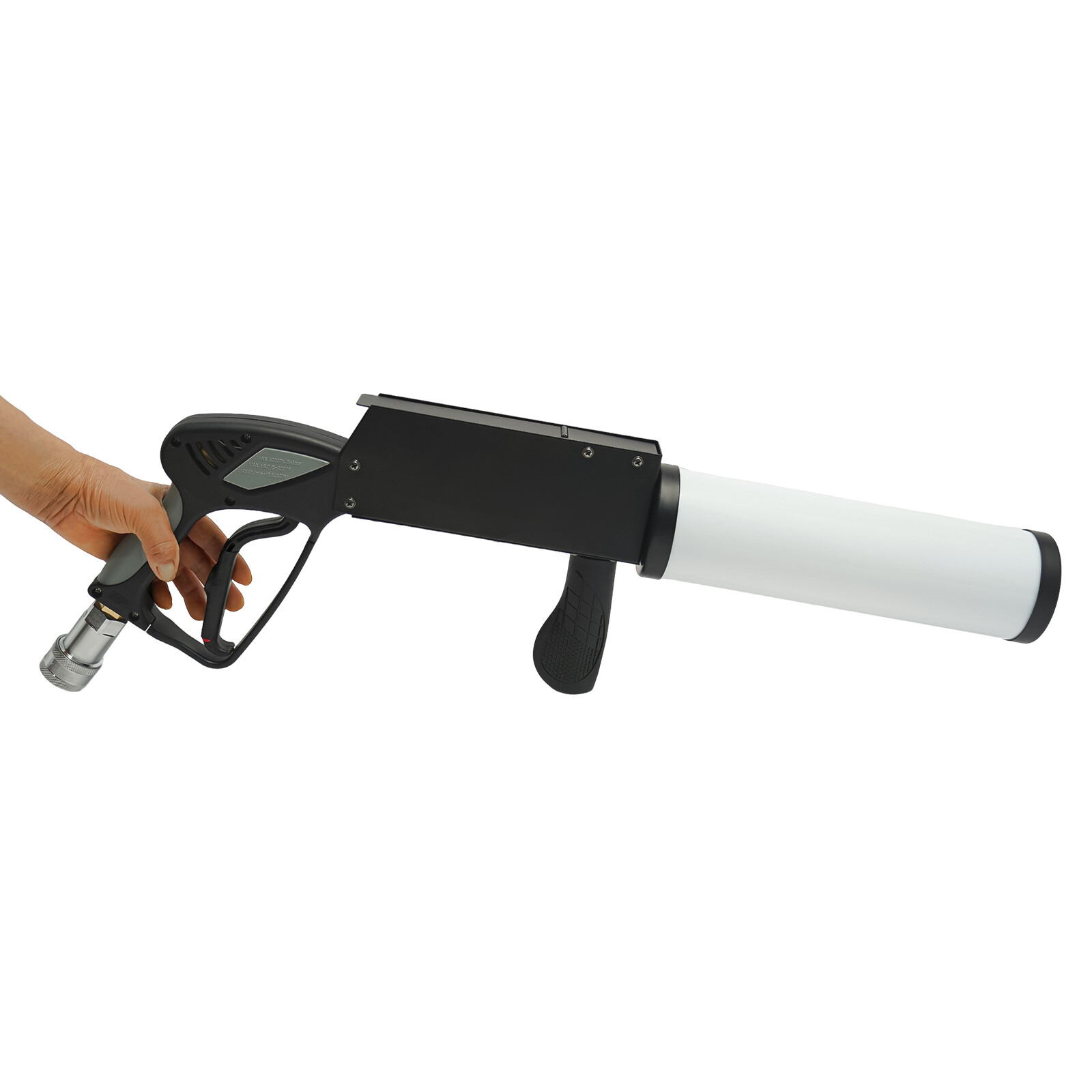 Handheld Fog Gun LED CO2 Fog Cannon Special Effects Fog Machine Gun Party Bar DJ