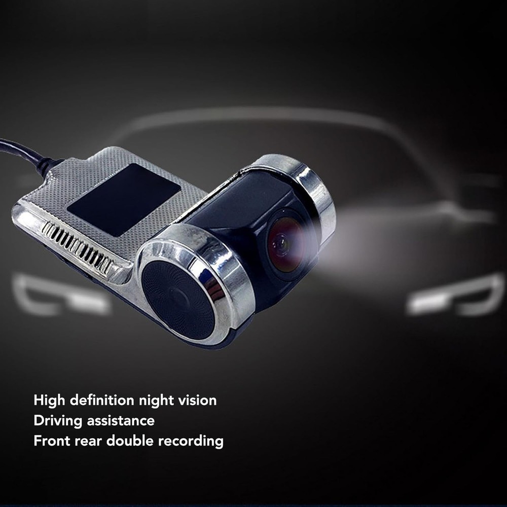 Enhanced Dual Dash Camera for Android - 170° View, Loop Recording & Night Vision