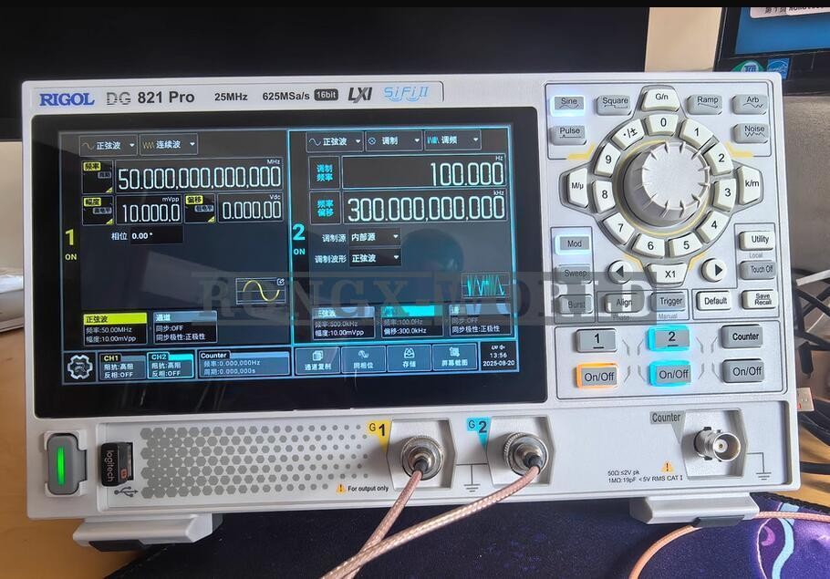 ONE NEW Rigol DG821 Pro Function/Arbitrary Waveform Generator 1 Channel 25 MHz