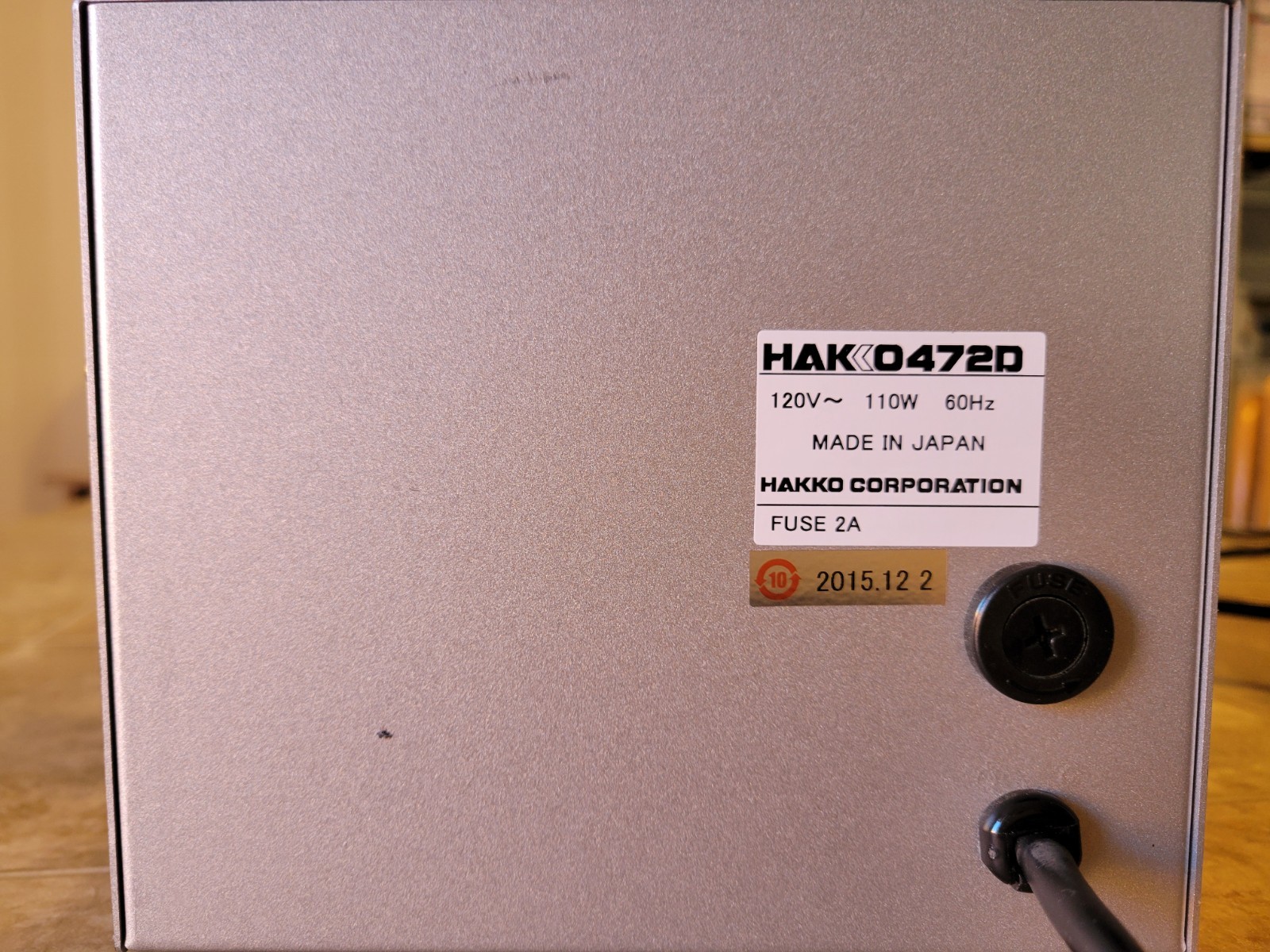 HAKKO 472D-02 DESOLDERING STATION