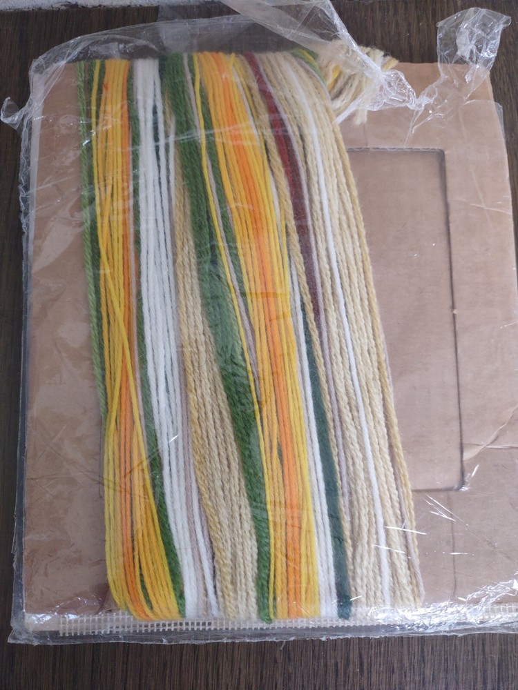 Needle pointers Needlepoint Kit Sunset 5336 5 x 5 Begonia No Frame Open Package