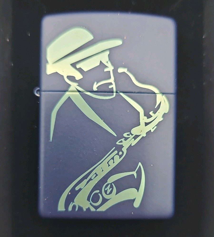 Zippo Lighter  Jazz Saz Player Commemorative