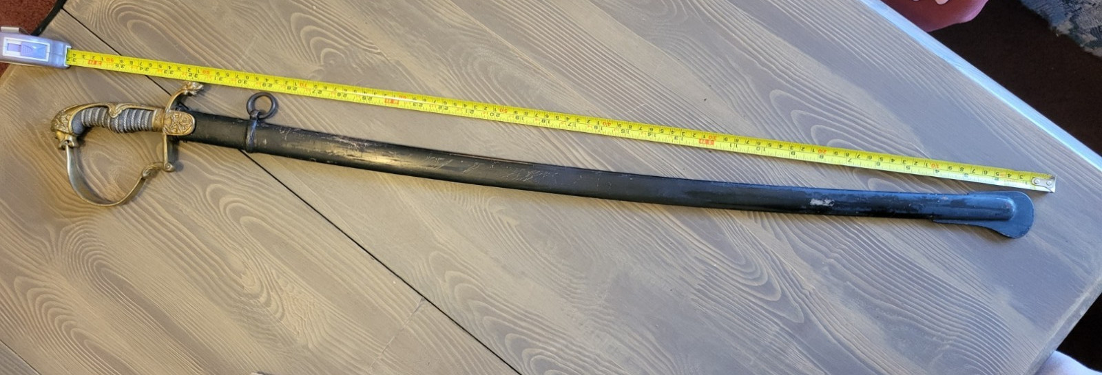 Antique WWI German/Prussian Triple-Etched Lion's Head Officer's Sword