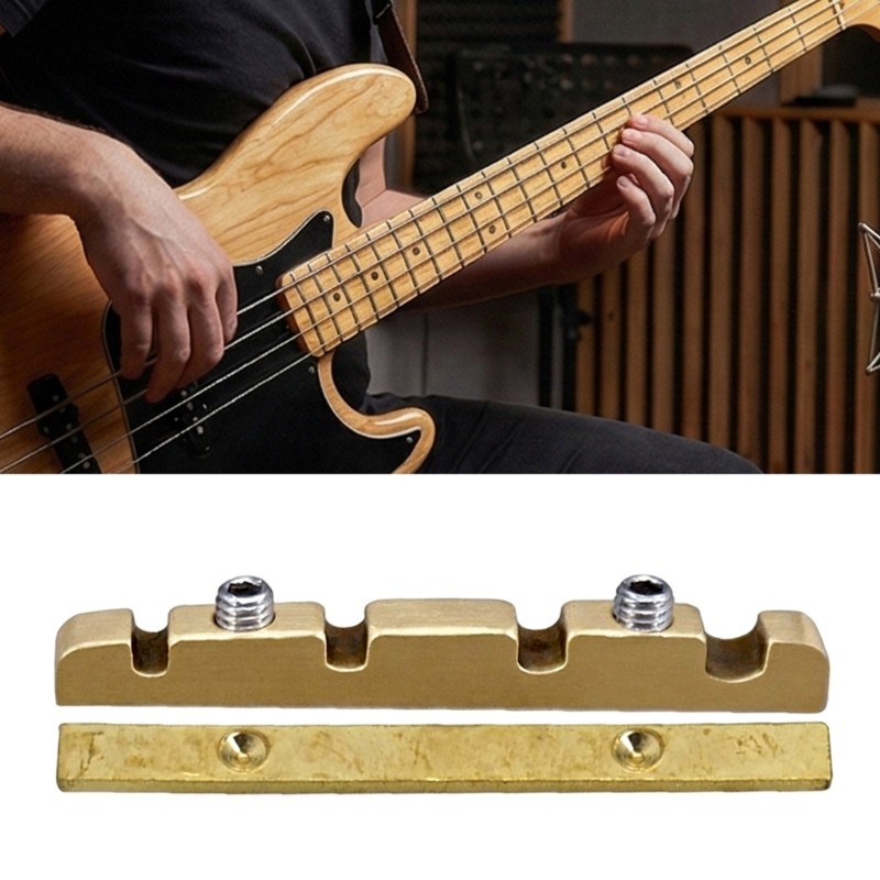 Electric Bass Nut Brass Improves Performances Size Includes Hexagonal Wrenches