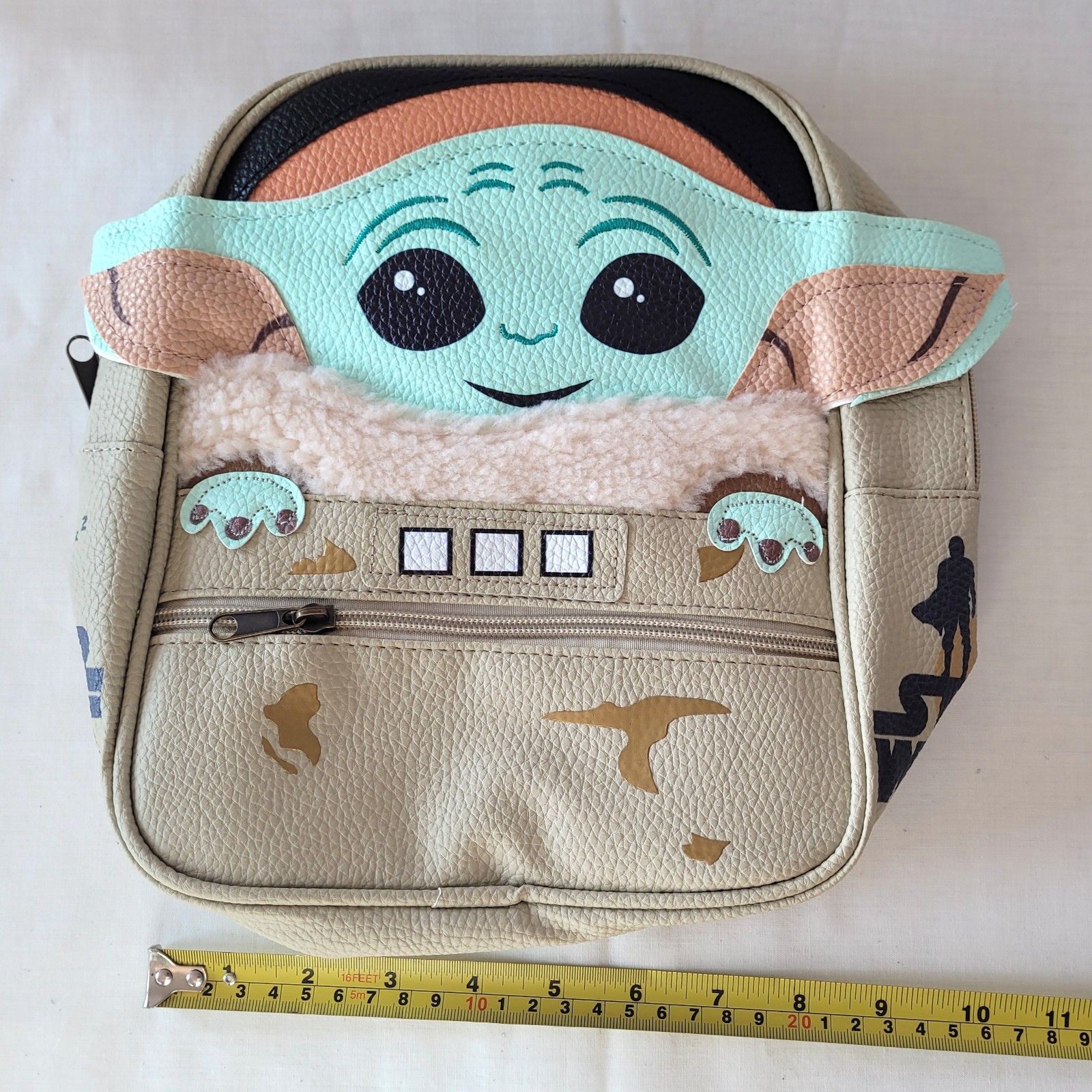 Star Wars Grogu Baby Yoda Mini Backpack NWT Faux Leather Mandalorian